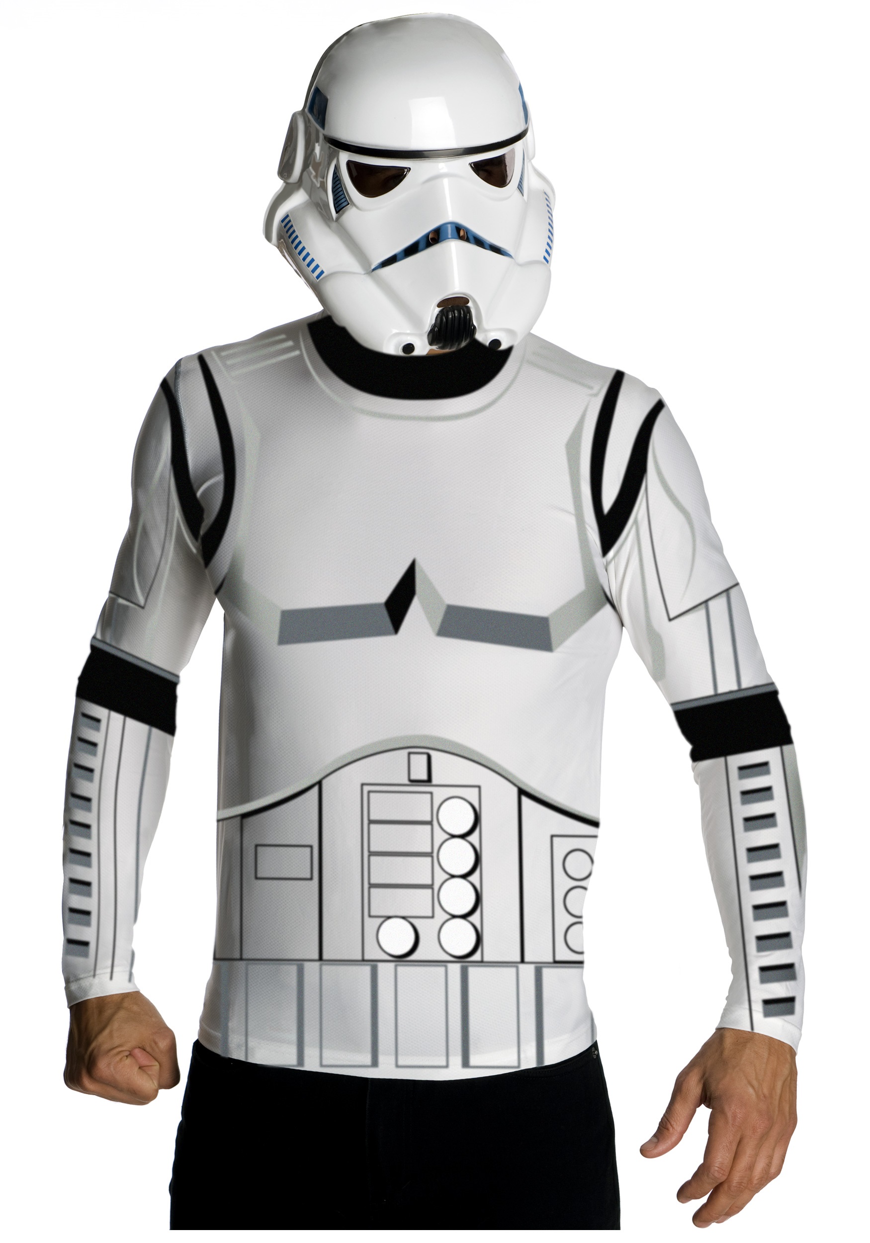 Installeren gelijktijdig Manier Stormtrooper Adult Top and Mask - Star Wars Costumes, Stormtrooper Costumes