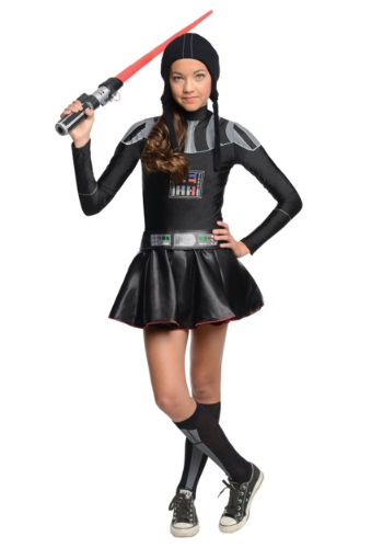 Darth Vader Tween Girls Costume