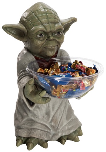 Yoda Halloween Candy Bowl Holder
