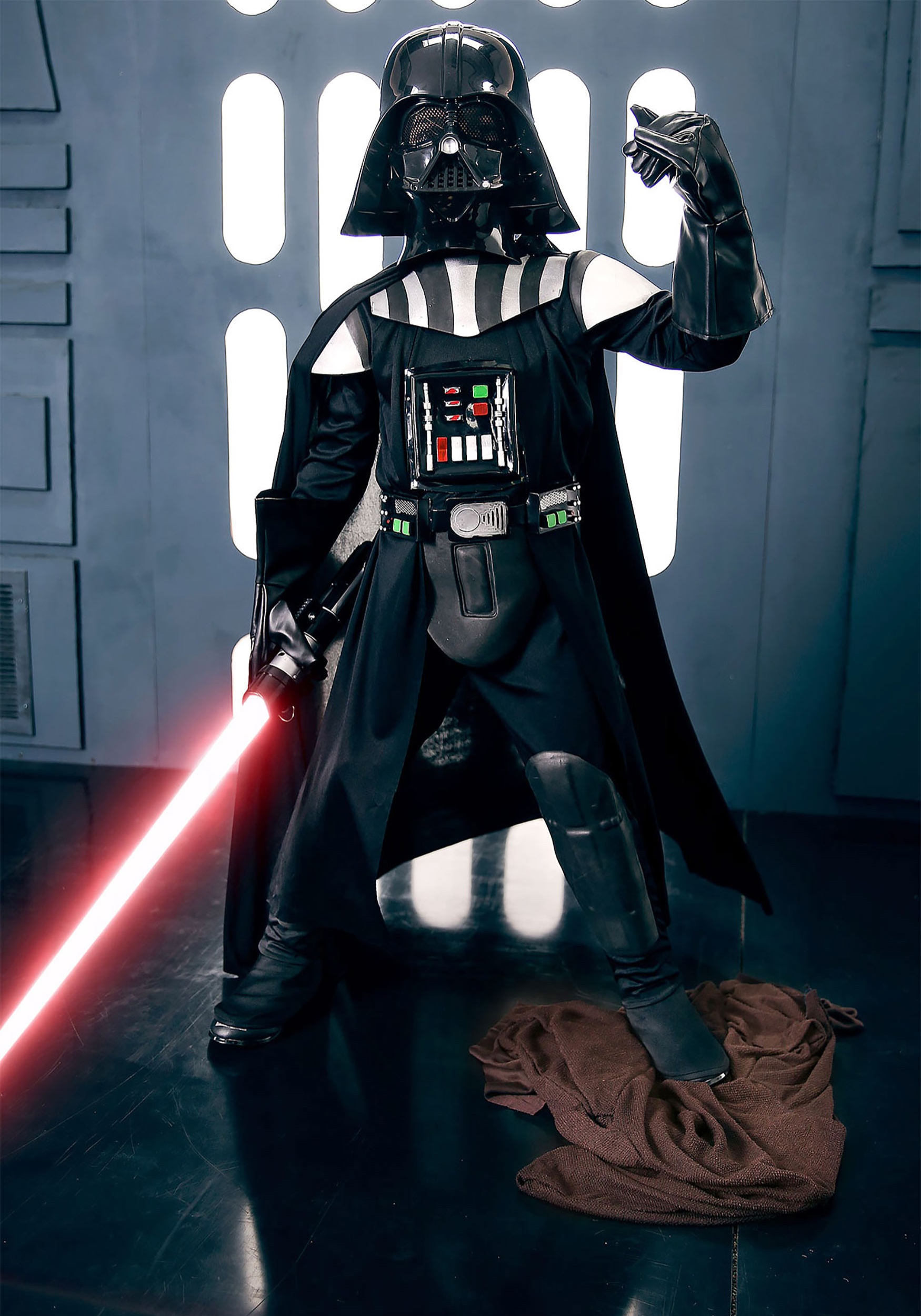 Kruipen de eerste Ieder Child Deluxe Darth Vader Costume - Kids Darth Vader Star Wars Costume